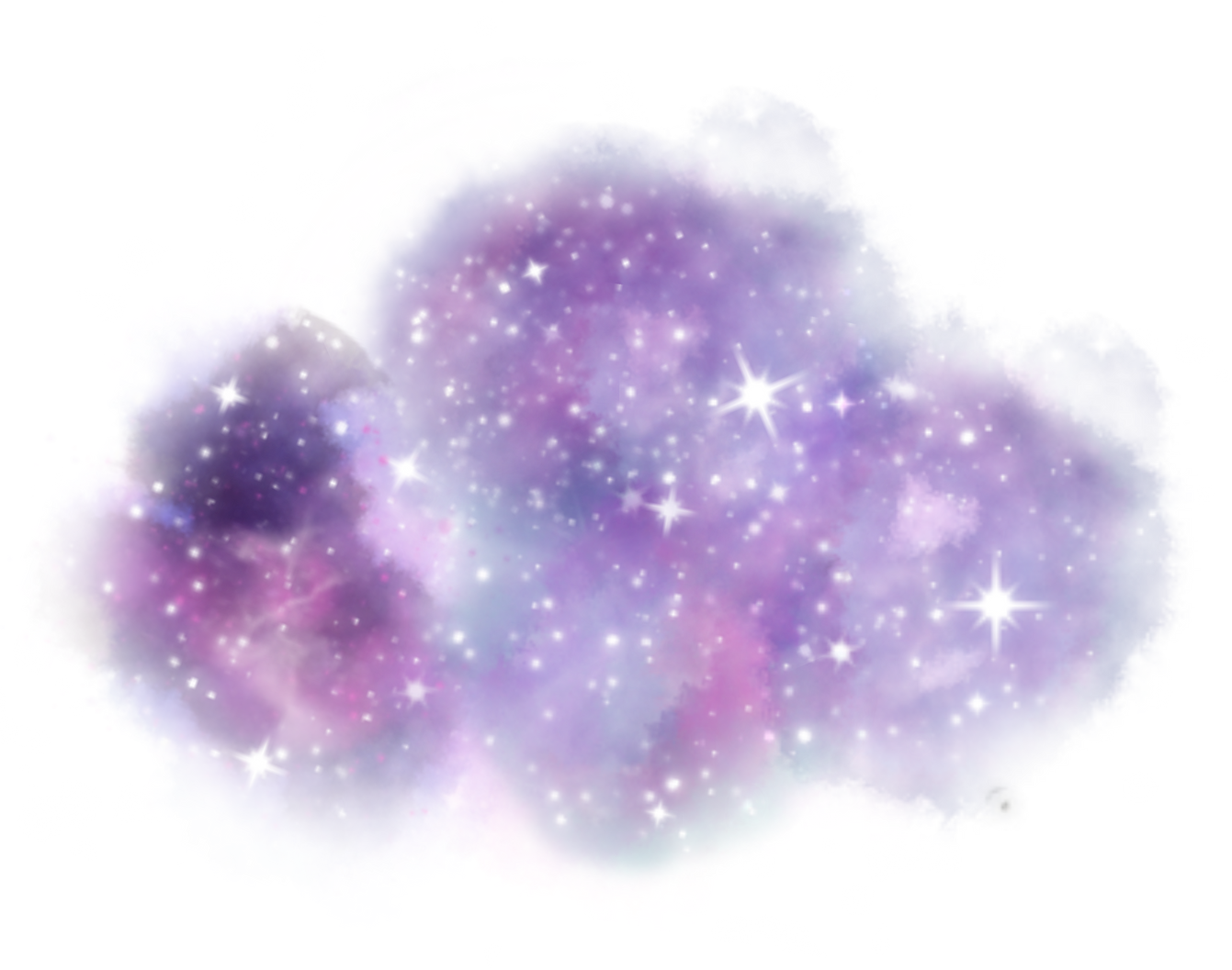 Purple Galaxy Illustration