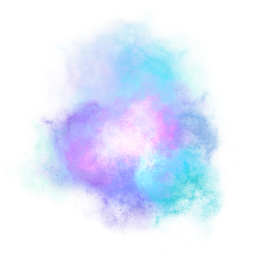 Purple blue nebula